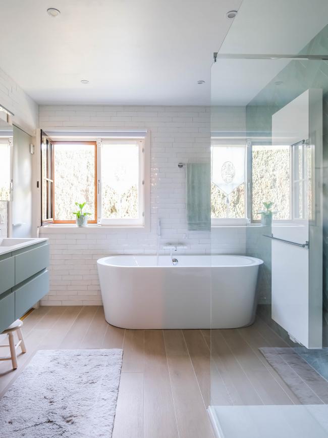 ATELIER Blanc de lin & Vert d'eau - GLOSSY 6.2x25