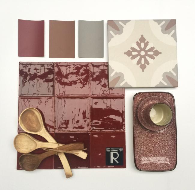 MOODBOARD BORDEAU 10X10 GLOSSY